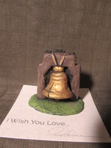 Ron Hevener Liberty Bell Miniature Figurine - £19.65 GBP