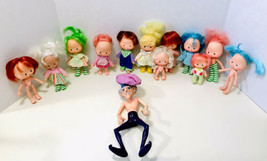 Strawberry Shortcake Vintage 1979 Lot of 13 Classic Dolls American Greetings - £95.66 GBP