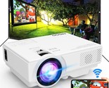 Wifi Projector, 2022 Upgrade 8500L [100&quot; Projector Screen Included], Sup... - £93.22 GBP