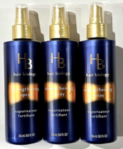 3 Pack HB Hair Biology Strengthening Spray 8oz For Color Treated Or Grey Hair - £20.72 GBP