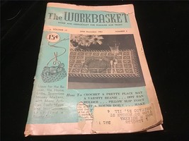 Workbasket Magazine November 1951 Crochet a Place Mat, Make a Varsity Beanie - £4.78 GBP
