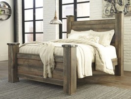 Trinell - Brown - Queen Poster Rails - $79.00