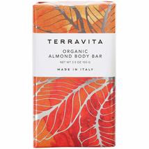 Terravita Organic, Vegan, &amp; Gluten-Free Body Bar Soap, Vanilla, 100 Gram - £6.84 GBP