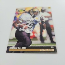 1995 Classic Rashaan Salaam #62 Pro Line Chicago Bears Football Card - £3.15 GBP