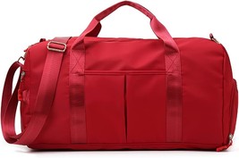 Sports Gym Duffel Bag for Men or Women Waterproof Weekender Travel Bag with Shoe - £32.14 GBP