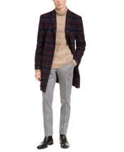 Tommy Hilfiger Modern-Fit Stretch Flex Plaid Addison Overcoat, Choose Sz... - $110.00
