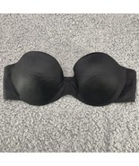 Maidenform Comfort Devotion Strapless Push Up Bra Black Underwire 34C 09417 - $13.56