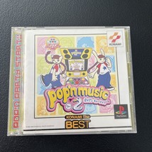 PS1 POP&#39;N MUSIC 2 The Best Popn Spine * Playstation For JP System p1 - £6.38 GBP