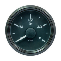 VDO SingleViu 52mm (2-1/16&quot;) Fuel Level Gauge - E/F Scale - 0-180 Ohm - £92.94 GBP