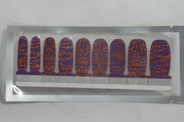 Nail Polish Strips (18 Double Ended) (New) Arabian Nights - Purple W/ Copper Acc - £8.70 GBP