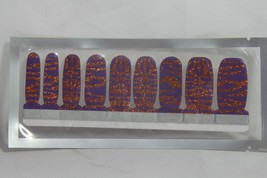 Nail Polish Strips (18 double ended) (new) ARABIAN NIGHTS - PURPLE W/ CO... - $10.89