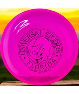 Vtg 1990 Universal Studios Florida Hot Pink Woody Woodpecker Frisbee Fly... - $492.55 MXN