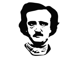 Edgar Allan Poe Face Vinyl Decal Car Wall Window Sticker Choose Size Color - £2.20 GBP+