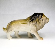 Lion Hollow Figure Vintage 1980s Hong Kong Plastic 6.5&quot; Safari Zoo Animals - $19.70