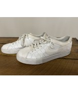 Vintage 2012 Nike Men&#39;s Court Tour Athletic Shoes White 10 1972 Tennis A... - $69.82