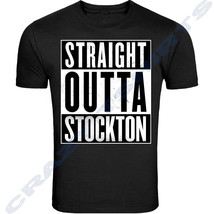 Nwa Straight Outta Stockton Black T-SHIRT B.I.G Eazy E Biggie S - 3XL - £9.48 GBP