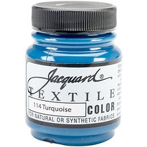 Jacquard Products Jacquard Textile Color Fabric Paint, 2.25-Ounce, Turquoise - $3.95
