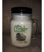 Pink Grapefruit &amp; Geranium Country Jar Candle 100% Natural Soy 100 Hr Bu... - $17.81