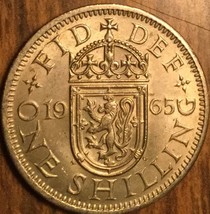 1965 Uk Gb Great Britain Shilling Coin - Scottish Crest Unc ! - - £2.12 GBP