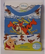 Disney Winnie the Pooh 3 Pack Short-sleeves Bodysuit Size 0 - 3 months, ... - $182.74 MXN