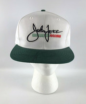 John Force Signed Baseball Hat - White Green - The Game - John Force Racing - $39.59