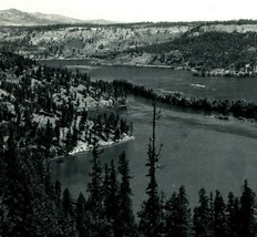 RPPC Couer D&#39;ALene Idaho ID Hidden Lake St Joe River UNP 1940s Postcard Leo&#39;s - £2.63 GBP