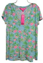 NWT Disney X Lilly Pulitzer Size S Etta V Neck T Shirt  - £47.18 GBP