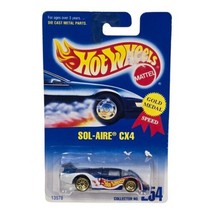 Vtg 90s Hot Wheels Sol-Aire CX4 #254 Gold Medal Speed Racing Series 1:64 Diecast - £3.90 GBP