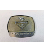 Vintage Handyman Club of America Life Member Pewter Belt Buckle 1996 - $12.24 CAD