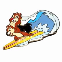 Disney Pin Chip n Dale LE 2000 Riding Surf Board Surfing DL DCA 2002 PP1... - £13.95 GBP