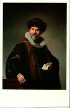 Rembrandt Nicolaes Ruts Frick Collection New York NY NYC UNP WB Postcard B1 - £2.29 GBP
