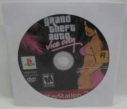 Grand Theft Auto GTA Vice City PS2 PlayStation 2 Loose Disc Game Tested ... - $2.90