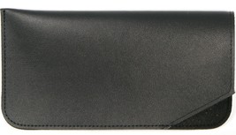 NEW Soft Eyeglasses Glasses Black Case Pouch With Cleaning Cloth Size: 1... - €4,40 EUR
