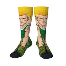Street Fighter Guile Crossover Crew Socks Multi-Color - £14.84 GBP