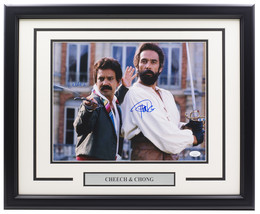 Cheech and Chong Signed Framed 11x14 Corsican Brothers Photo JSA - £151.51 GBP