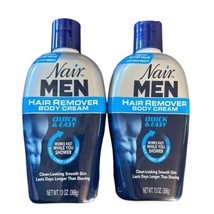 2 Nair Men Hair Remover Body Cream, Body Hair Remover for Men, 13 Oz Bottle - £29.17 GBP