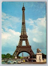Eiffel tower La Tour Eiffel 1988 n 110 Vtg Postcard unp Paris - £3.83 GBP
