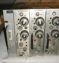 Lot 7 Signal Conditioners w Rack Mount &amp; Power Supply Tri Com U-69G Inco... - $93.99