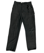 Carhartt Washed Duck Double Front Dungaree B136 Black Pants Distressed 3... - $900.91 MXN