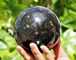 Natural 110MM Black Coppernite Crystal Quartz Chakra Healing Energy Ston... - $146.14