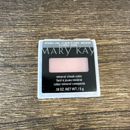 New In Case Mary Kay Mineral Cheek Color Blush Sparkling Cider Full Size 012950 - $18.52