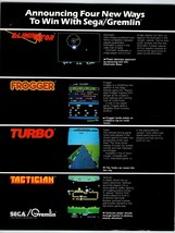 Tactician Turbo Frogger Arcade Game Flyer Original Video Art Retro 1981 ... - £34.90 GBP