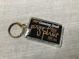 1995 Jimmy Page &amp; Robert Plant Tour Promo Keychain Miller Genuine Draft MGD - £19.35 GBP