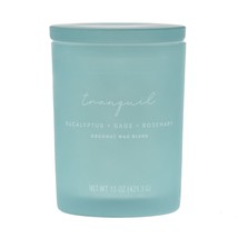 Calm Oasis: Scented 2-Wick Spa Candle Infused with Coconut, Citrus, and Amber - £19.51 GBP