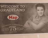 Elvis Presley Graceland Map Brochure 2010 75th Celebration - £6.30 GBP