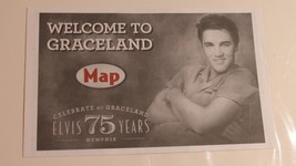 Elvis Presley Graceland Map Brochure 2010 75th Celebration - $7.91