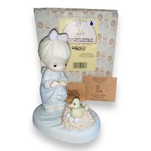 Precious Moments Figurine An Event Worth Wading 1992 Limited Edition Duc... - $27.72