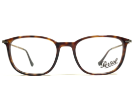 Persol Eyeglasses Frames 3146-V 24 Tortoise Gold Square Full Rim 53-19-140 - £100.29 GBP