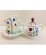 Disney Alice in Wonderland Teapot and Tea cup Figure. Very RARE item - €30,18 EUR