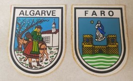 Vintage Original Suitcase Trunk Travel Sticker Decals Portugal: Algarve ... - £15.34 GBP